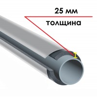 Трубка K-FLEX 25x089-1 ST IC CLAD SR