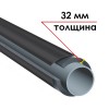 K-FLEX 32x140-1 ST IC CLAD BK - трубка изоляционная (К-ФЛЕКС)